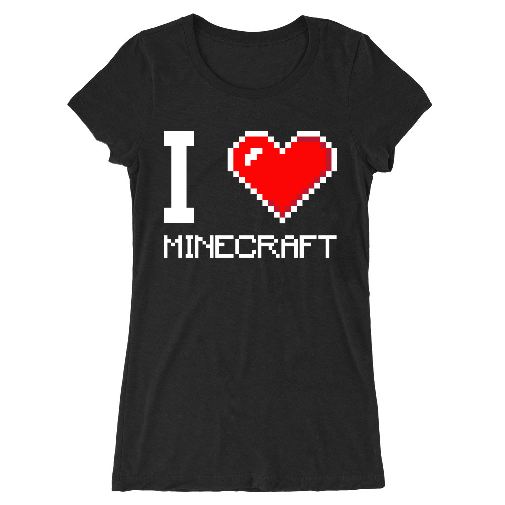 I love minecraft Női Hosszított Póló