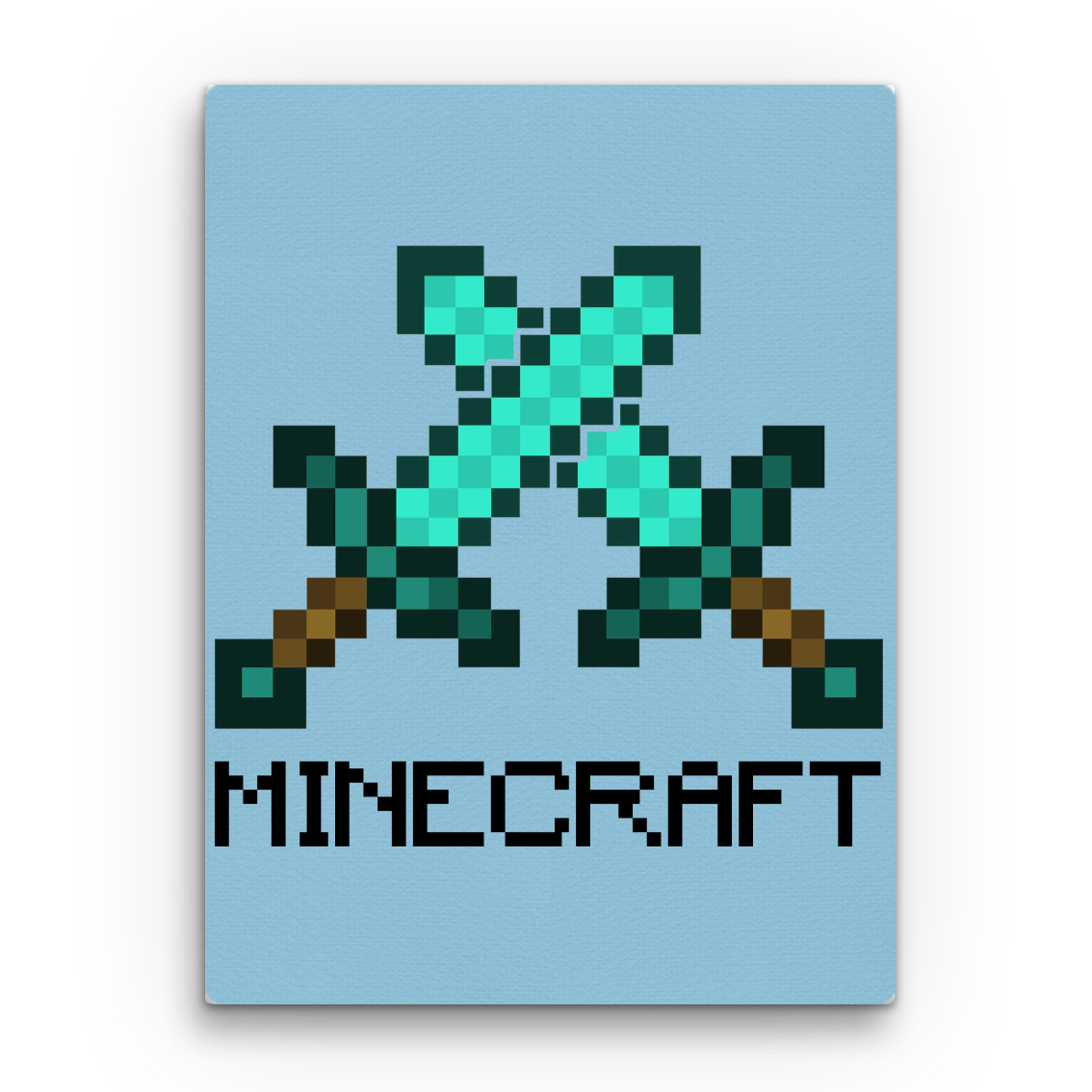 Minecraft swords Vászonkép