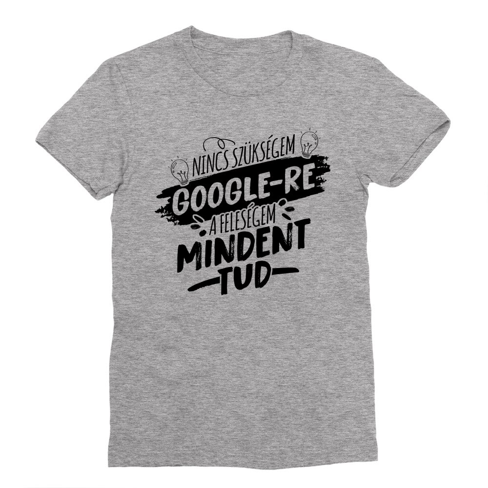 Nincs szükségem Google-re Férfi Testhezálló Póló