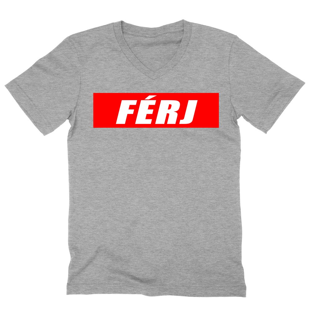 Husband stripe Férfi V-nyakú Póló