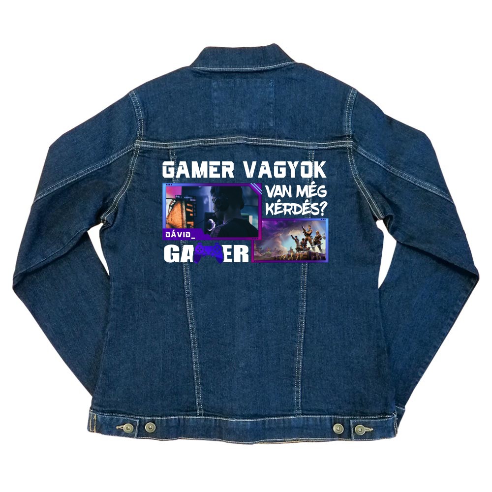 Gamer Life - MyLife Plus Női Farmerkabát