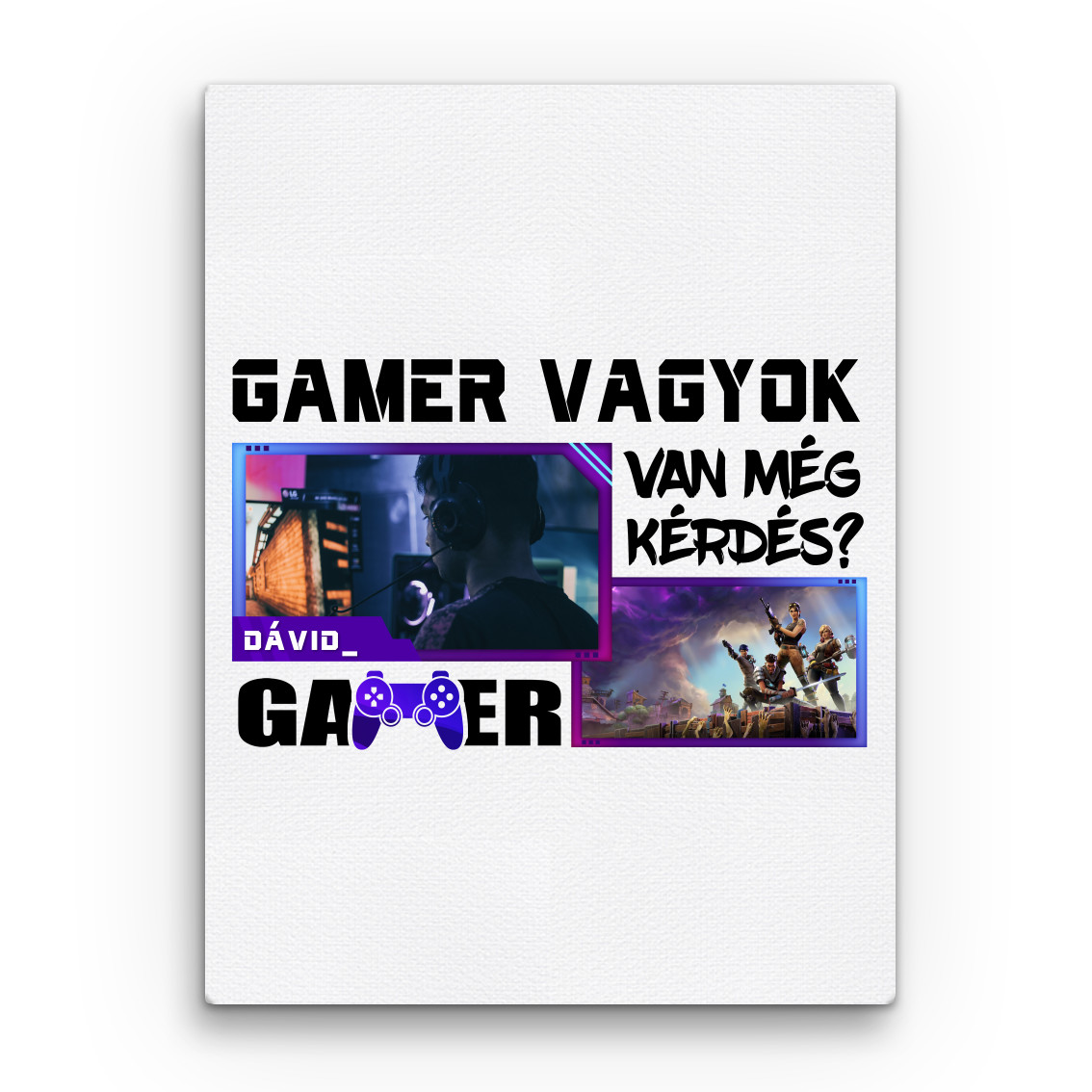 Gamer Life - MyLife Plus Vászonkép