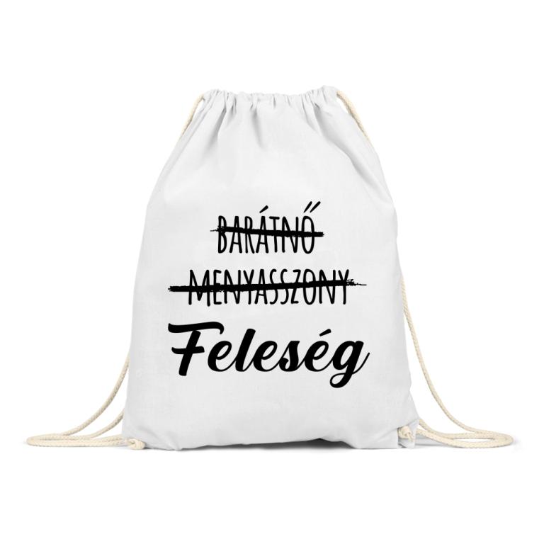 Barátnő, menyasszony, feleség - Tornazsák
