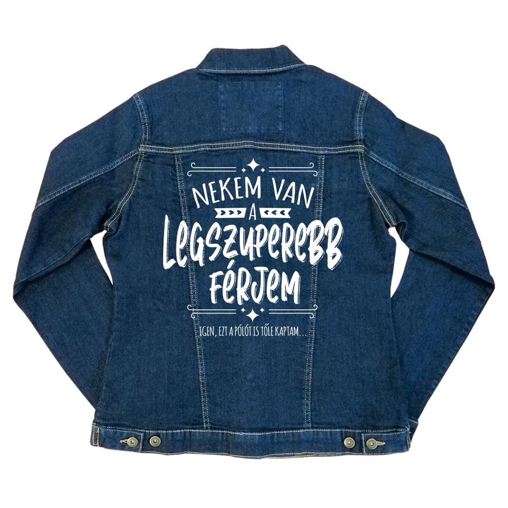 Nekem van a legszuperebb férjem Női Farmerkabát