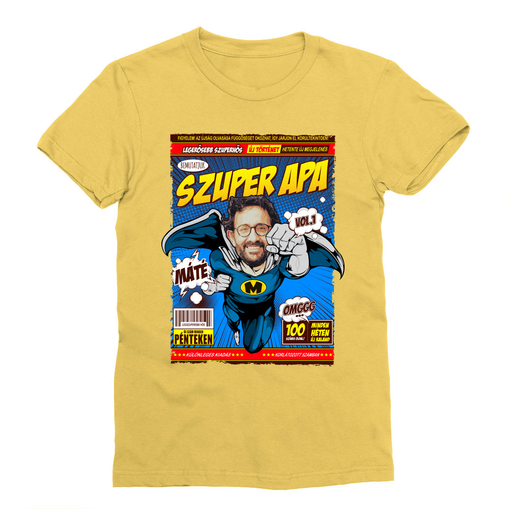 Superhero Comic - MyLife Plus Férfi Testhezálló Póló