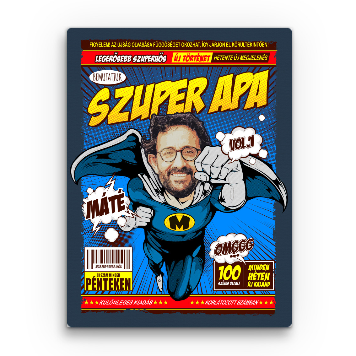 Superhero Comic - MyLife Plus Vászonkép