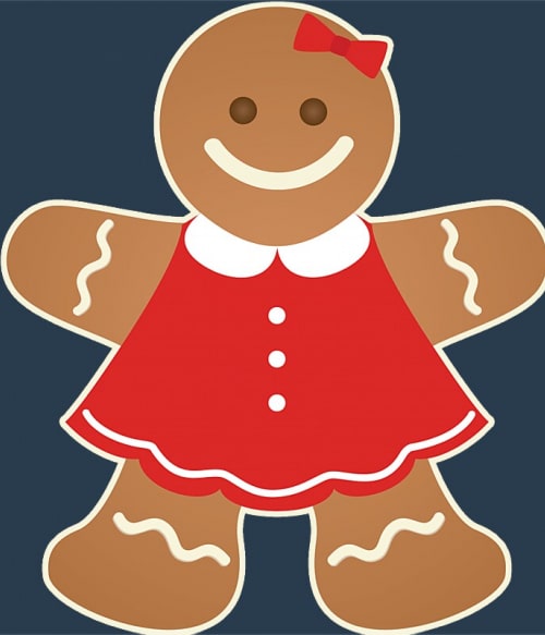 Gingerbread Girl Események Pólók, Pulóverek, Bögrék - Ünnepekre