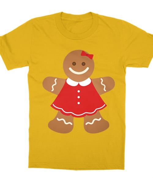 Gingerbread Girl Események Gyerek Póló - Ünnepekre