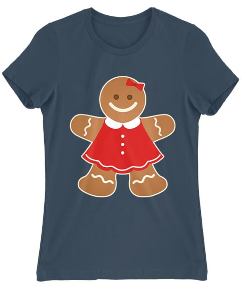 Gingerbread Girl Események Női Póló - Ünnepekre