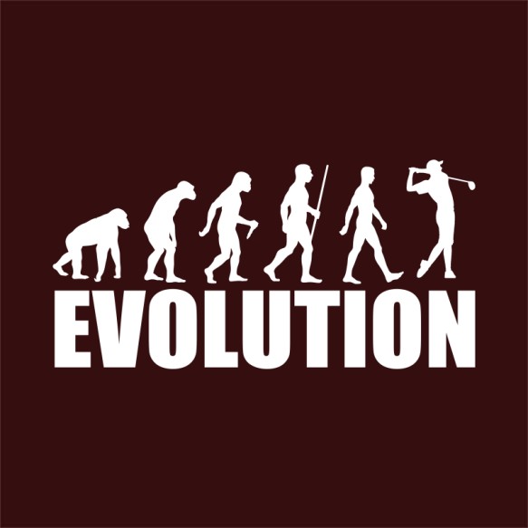 Evolution - Golf Ütős Pólók, Pulóverek, Bögrék - Ütős