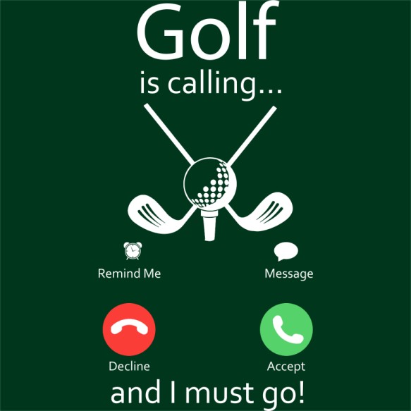 Golf is Calling Ütős Pólók, Pulóverek, Bögrék - Ütős