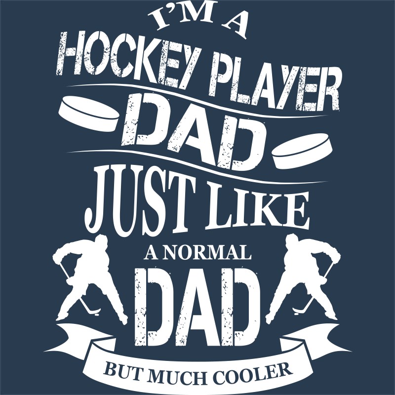 Hockey player dad
