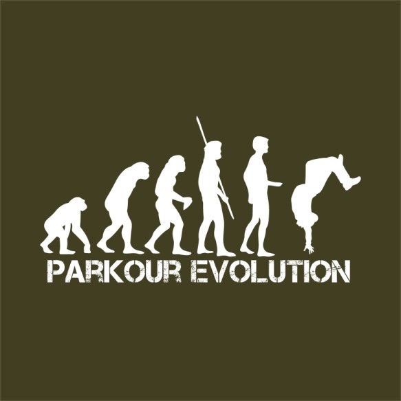 Parkour evolution Parkour Pólók, Pulóverek, Bögrék - Sport