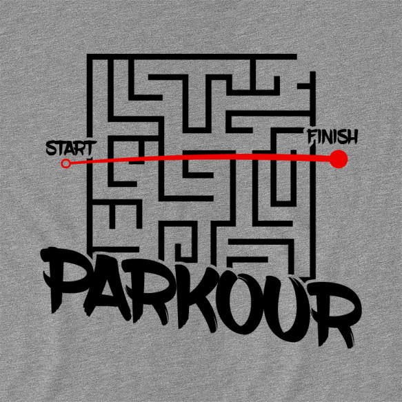 Parkour labyrinth Parkour Pólók, Pulóverek, Bögrék - Sport