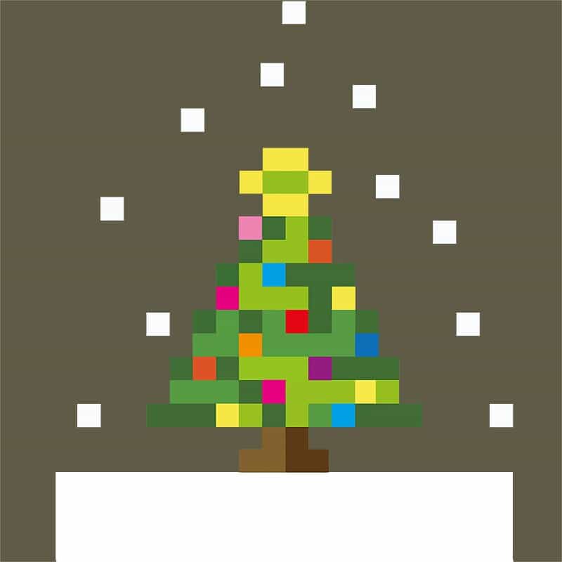 Pixel Christmas Tree - Design preview