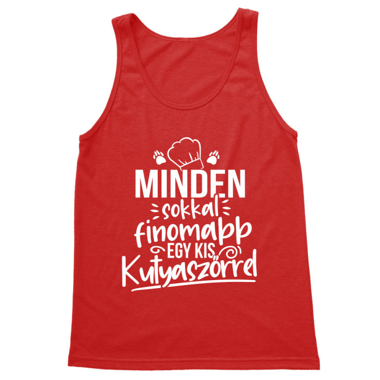 Minden sokkal finomabb egy kis kutyaszőrrel - Férfi Trikó