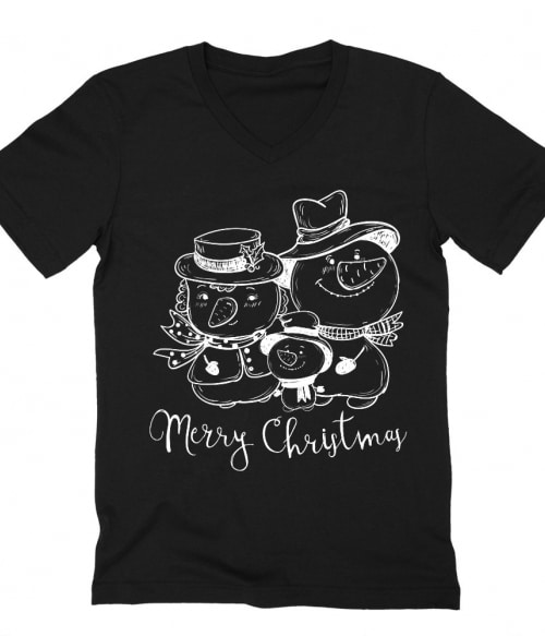 Snowman Family Póló - Ha Christmas rajongó ezeket a pólókat tuti imádni fogod!