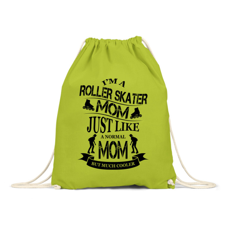 Roller skater mom
