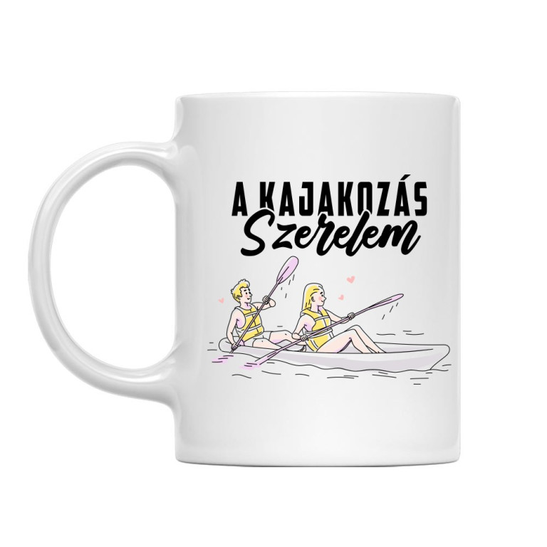 A Kajakozás Szerelem - Bögre