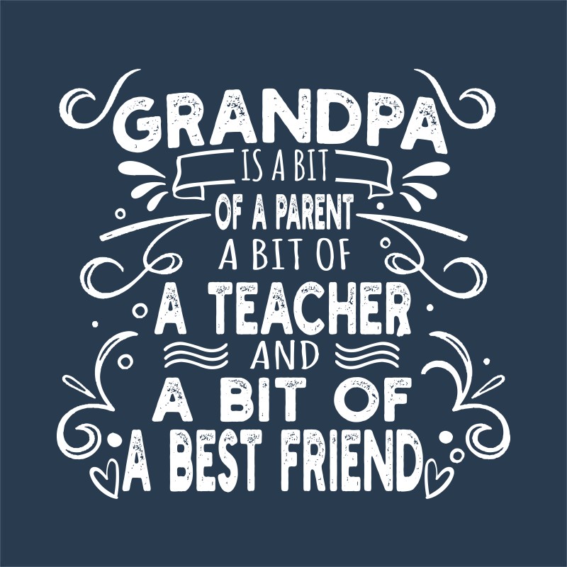 Grandpa is a bit of a parent...