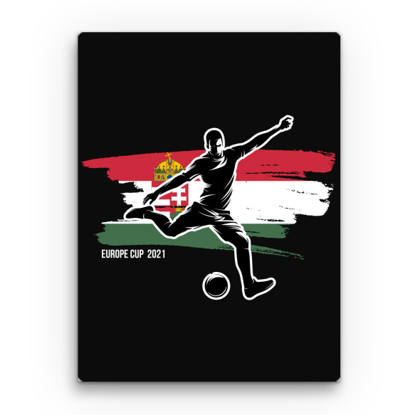 Europe cup 2021 Hungary grunge flag Sport Vászonkép - Sport