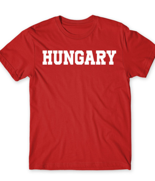Hungary simple text Magyar válogatott Póló - Sport