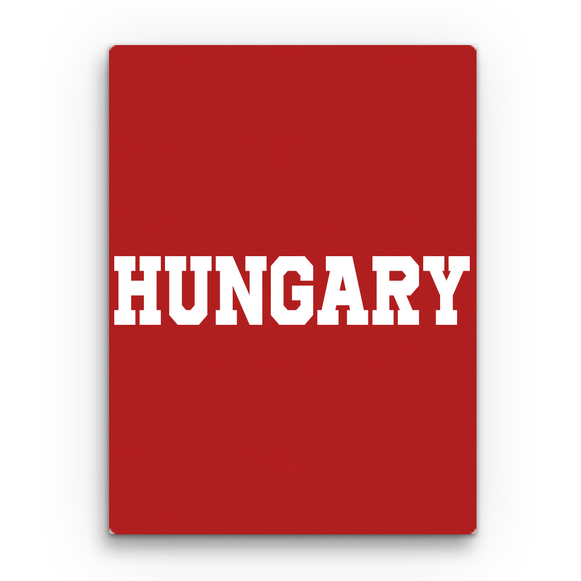 Hungary simple text Vászonkép