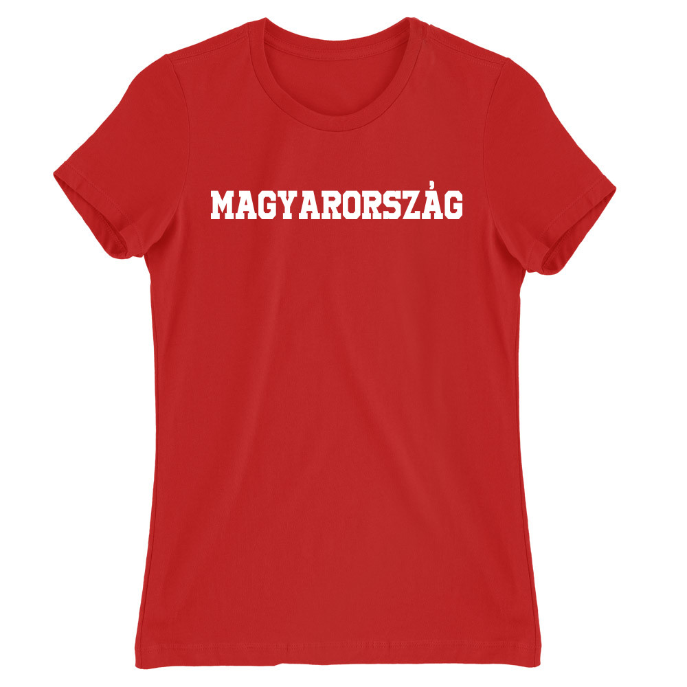 Magyarország felirat Női Póló