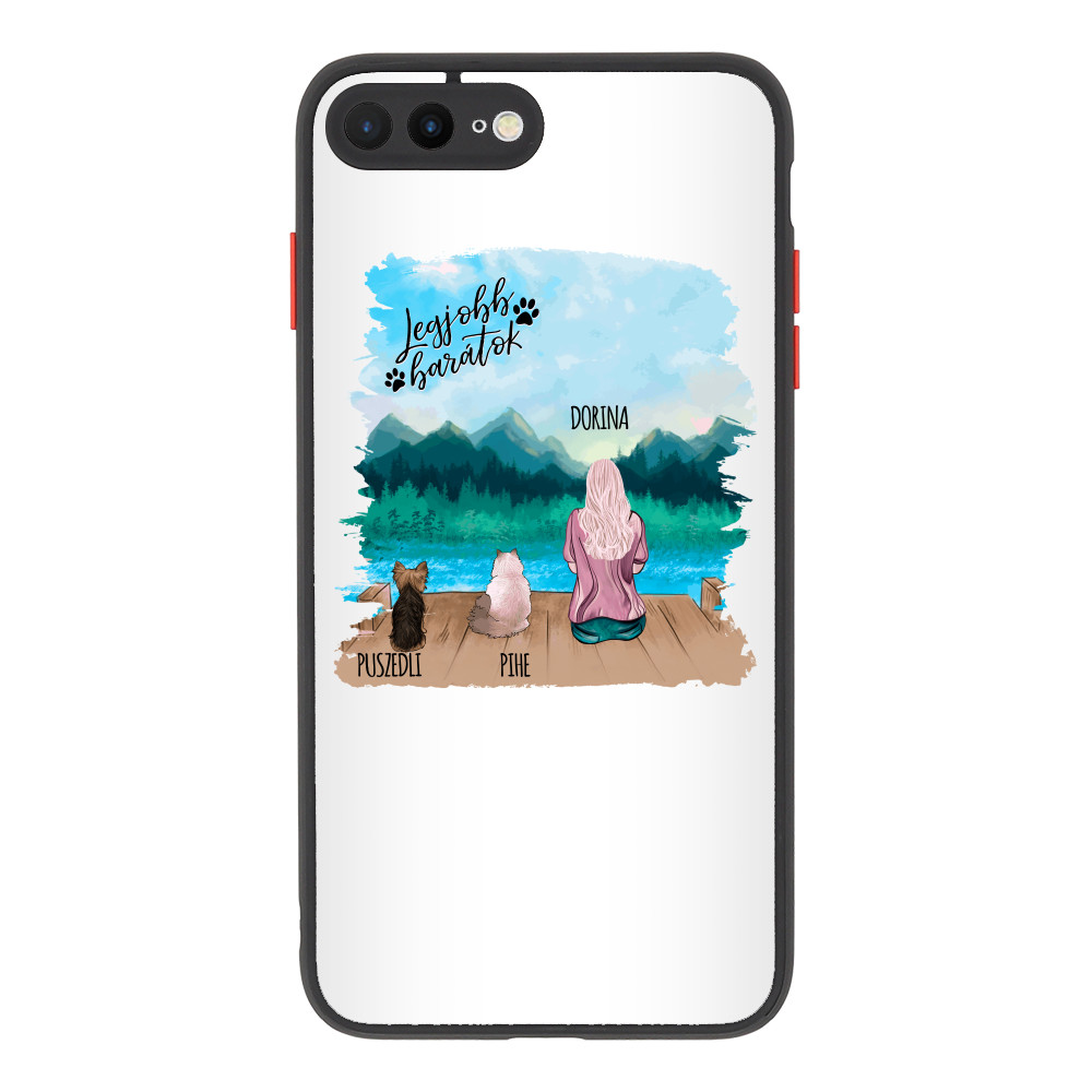 Kiskedvenccel a stégen - egy alak - MyLife Apple iPhone Telefontok