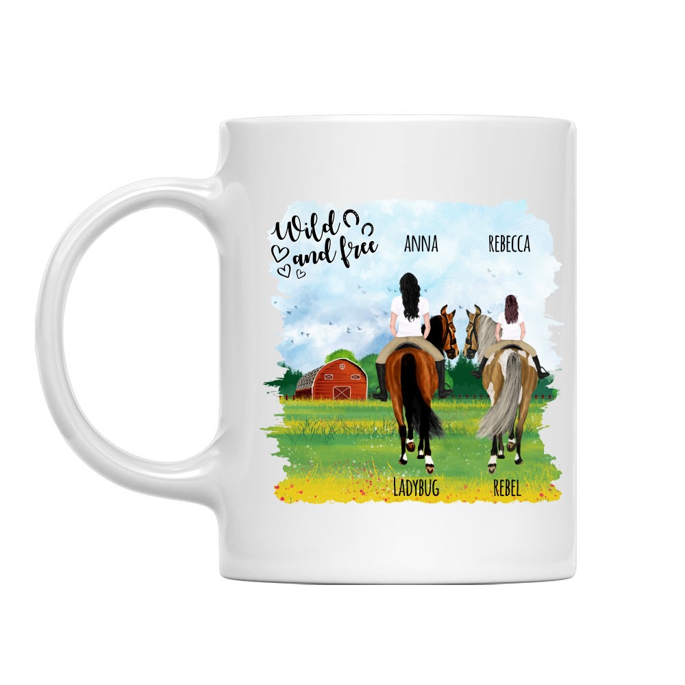 Lovas tavaszi mezőn - MyLife Bögre