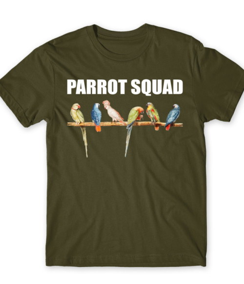 Parrot Squad Papagáj Póló - Papagáj
