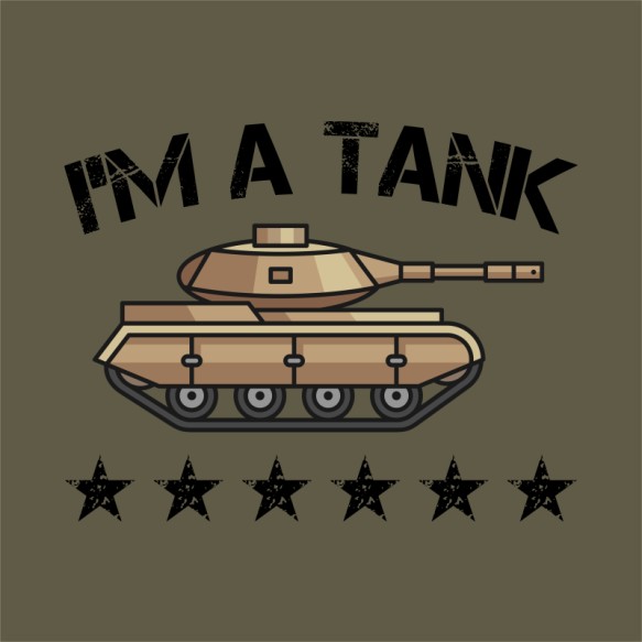 I'm a Tank Tank Pólók, Pulóverek, Bögrék - Tank