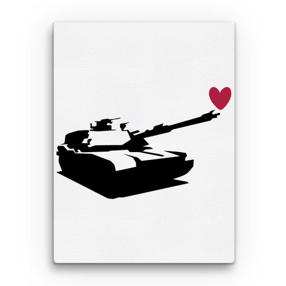 Tank Heart Tank Vászonkép - Tank