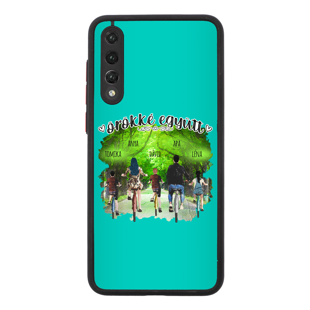Biciklis család a parkban - MyLife Huawei Telefontok