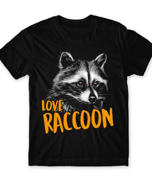 Love Raccoon Mosómedve Póló - Mosómedve
