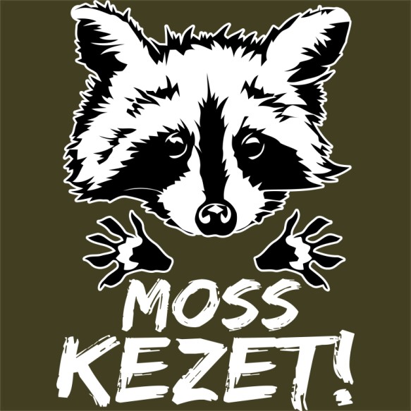 Moss Kezet - Mosómedve Mosómedve Pólók, Pulóverek, Bögrék - Mosómedve