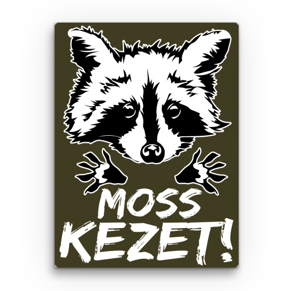 Moss Kezet - Mosómedve Mosómedve Vászonkép - Mosómedve