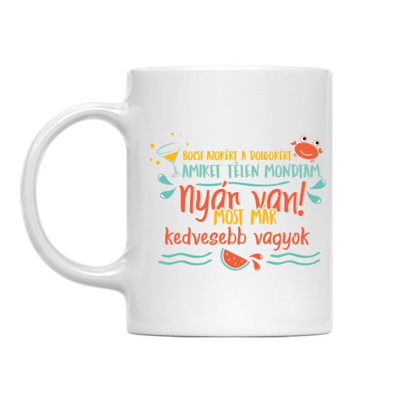Nyár van - Kedvesebb vagyok - Bögre