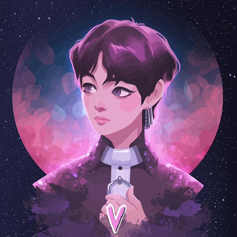 V fanart galaxy - telefontok