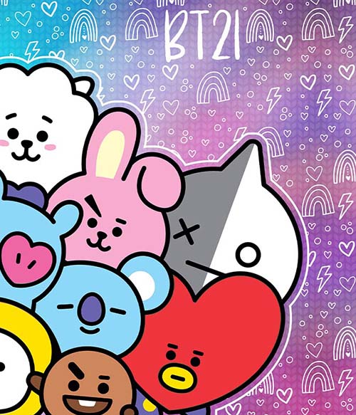 BT21 Team - telefontok BTS Pólók, Pulóverek, Bögrék - K-Pop