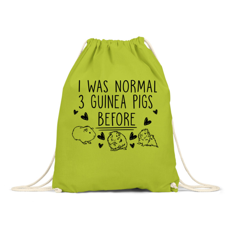 I was normal - Guinea pig