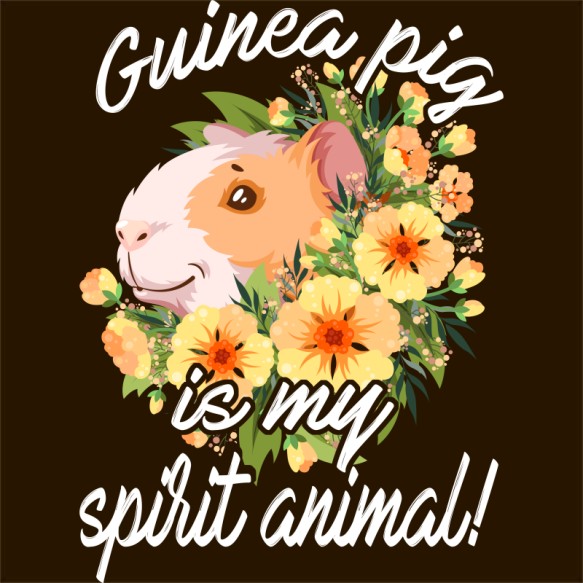 Spirit Animal - Guinea pig Tengerimalac Pólók, Pulóverek, Bögrék - Tengerimalac
