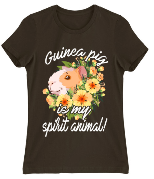 Spirit Animal - Guinea pig Tengerimalac Női Póló - Tengerimalac