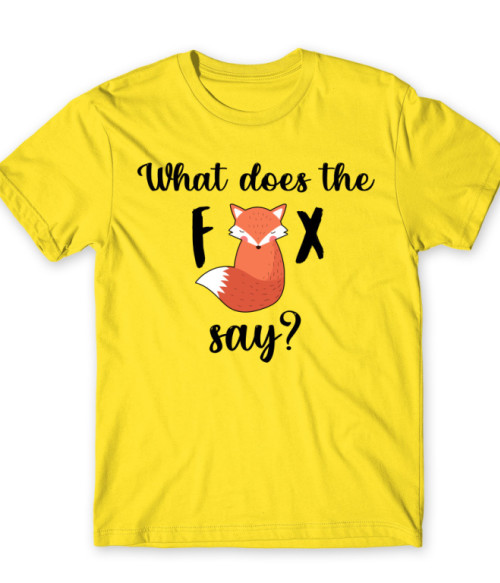 Fox Say Rókás Póló - Rókás