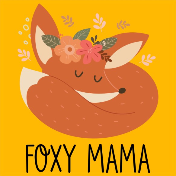 Foxy Mama Rókás Pólók, Pulóverek, Bögrék - Rókás
