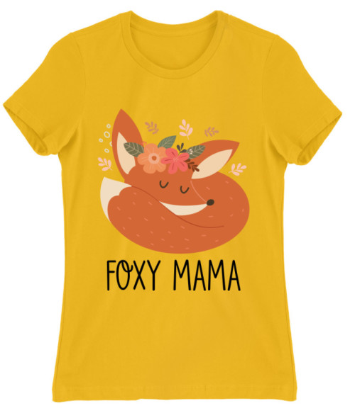 Foxy Mama Rókás Női Póló - Rókás