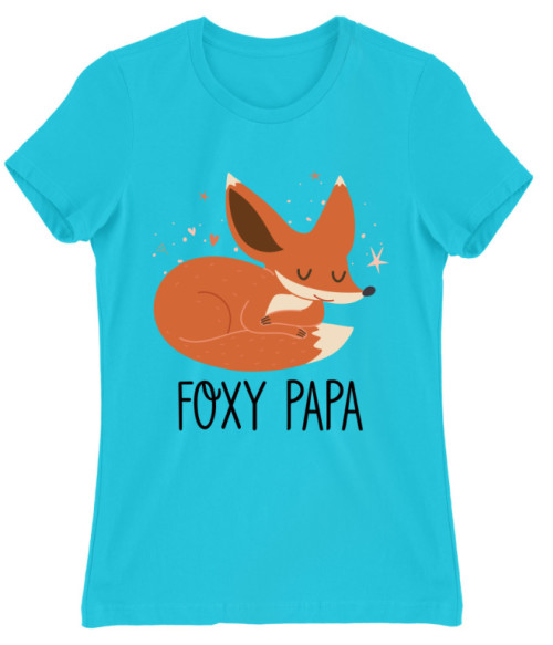 Foxy Papa Rókás Női Póló - Rókás