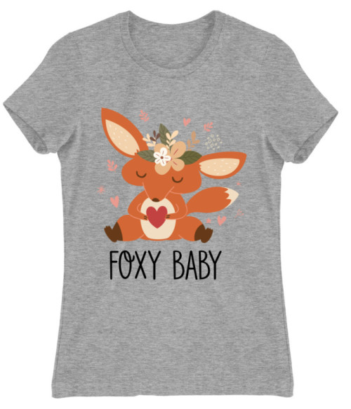 Foxy Baby Rókás Női Póló - Rókás