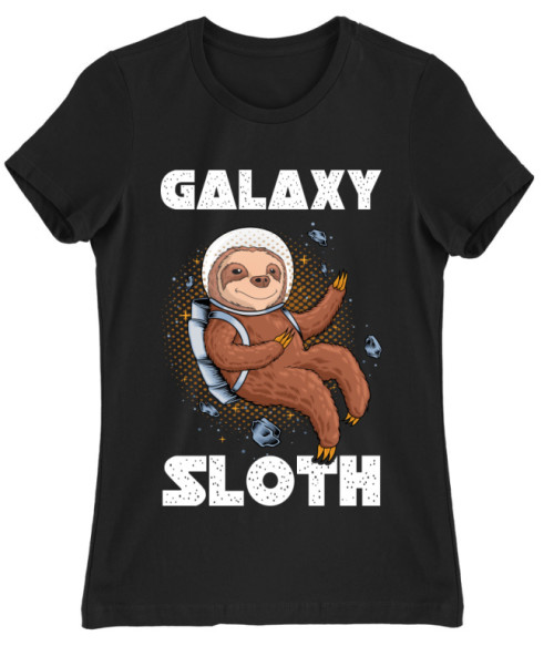 Galaxy Sloth Lajhár Női Póló - Lajhár