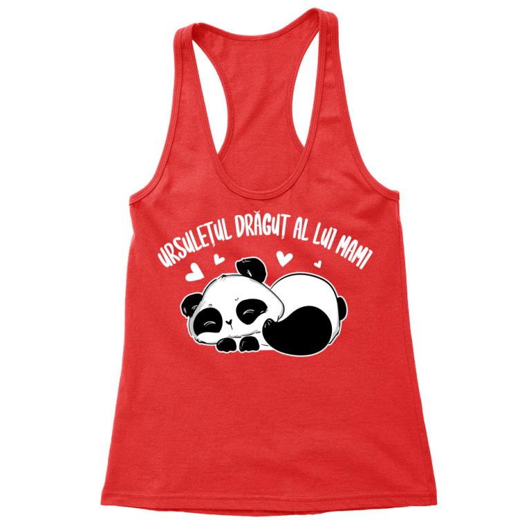 Ursulețul drăguț al lui mami - Panda - Tricou pentru femei